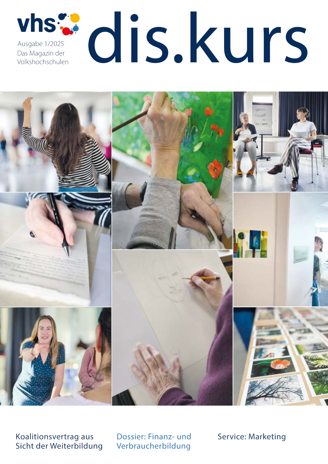 Cover der Zeitschrift dis.kurs, Heft 1/2025.